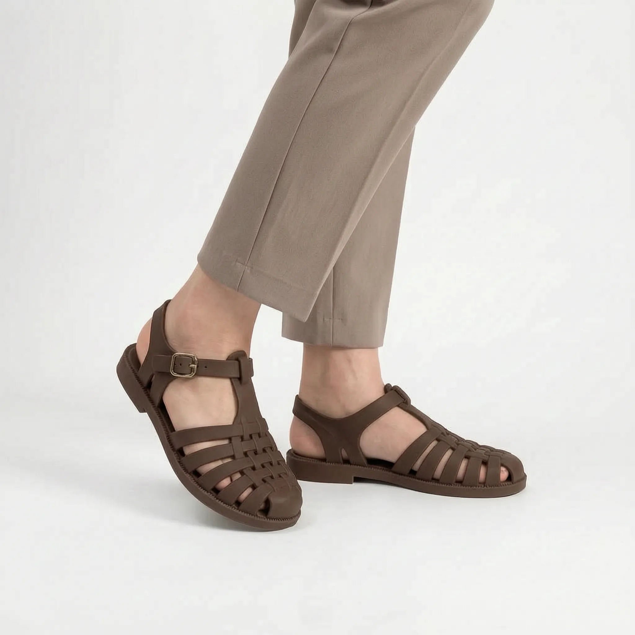 Nordspur | VittoriaSteps Woven Cage Gladiator Sandals