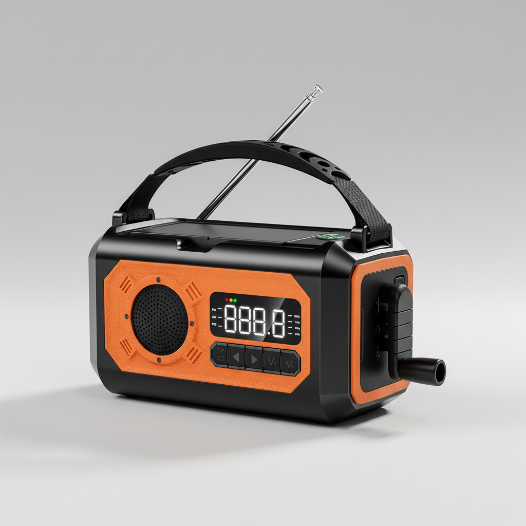 Nordspur | VoltGuardo Portable Solar Crank Radio