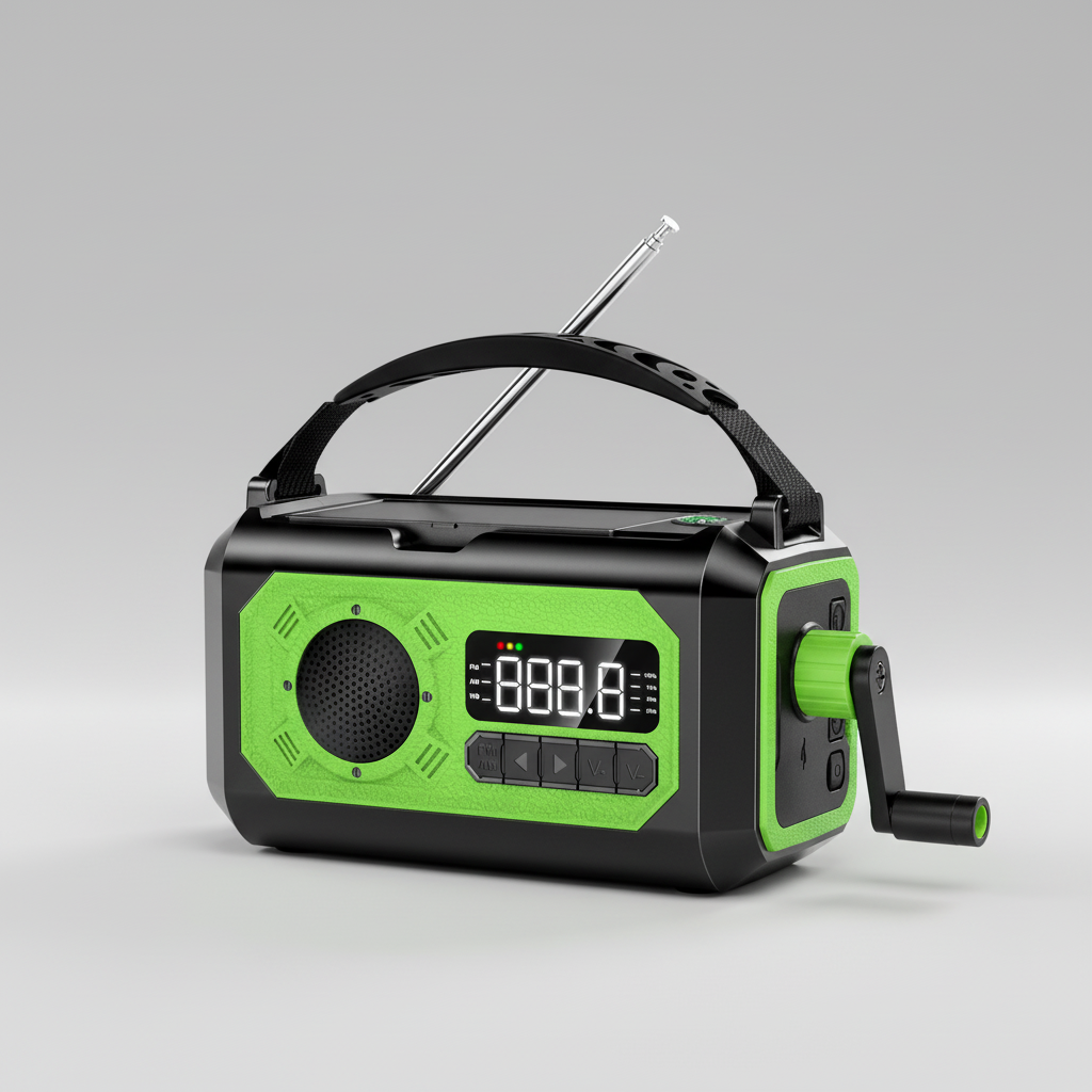 Nordspur | VoltGuardo Portable Solar Crank Radio