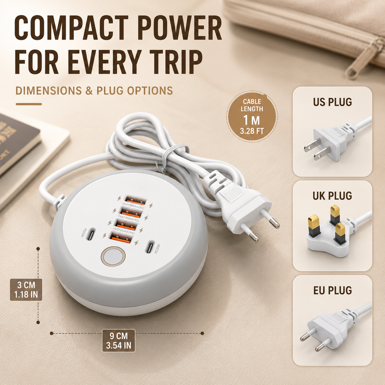 Nordspur | Voltella Multiport USB Travel Charger