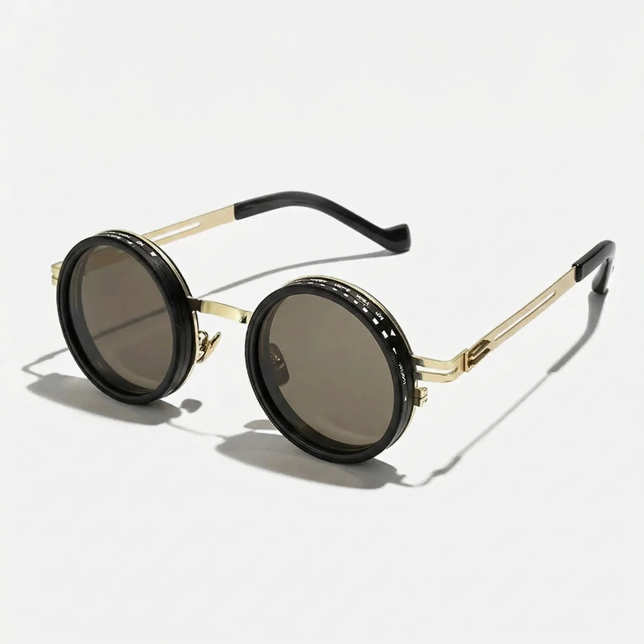 Nordspur | Vortexyn Round Punk Steampunk Dimming Sunglasses