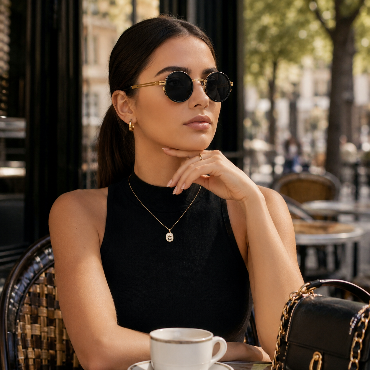 Nordspur | Vortexyn Round Punk Steampunk Dimming Sunglasses