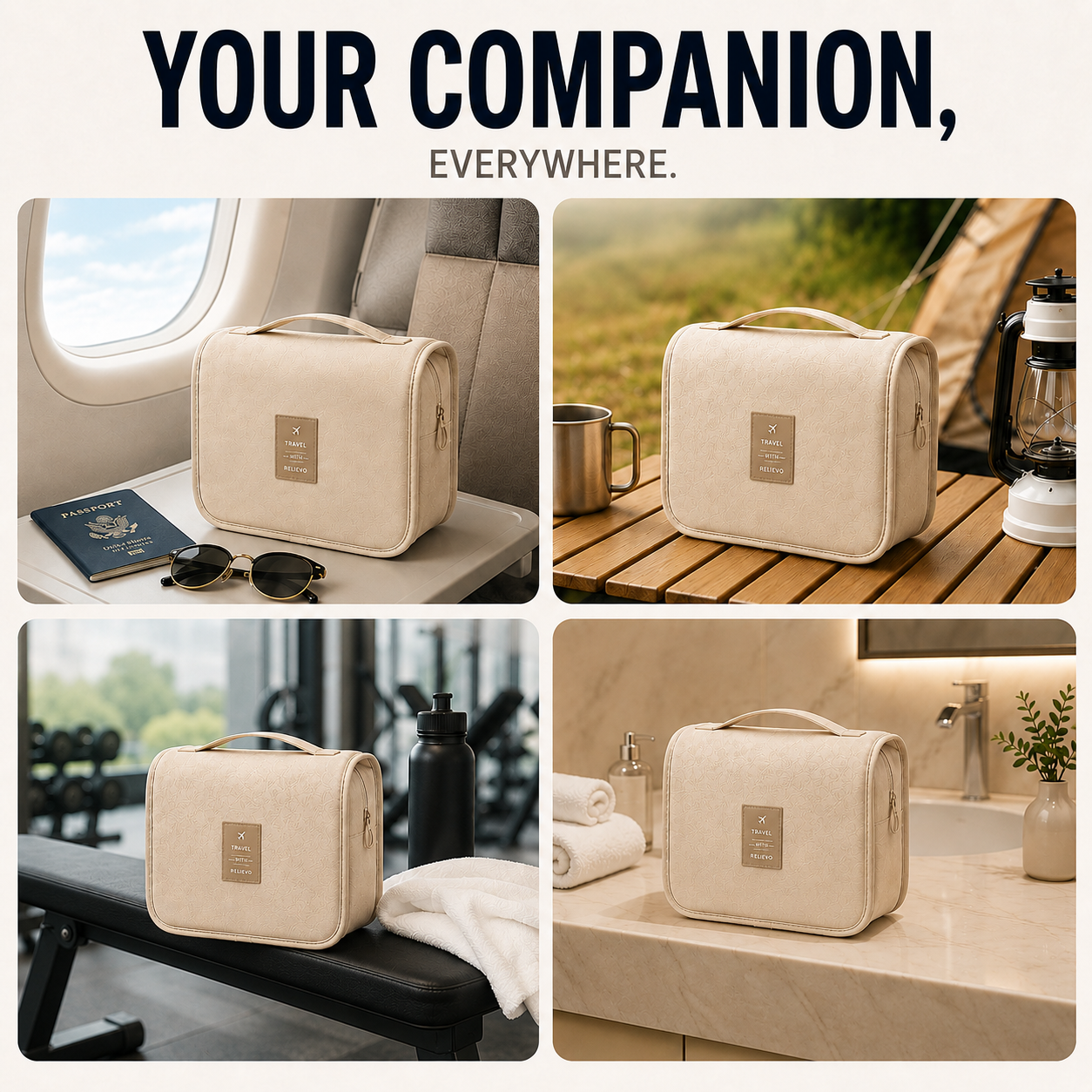 Nordspur | Voylena Waterproof Hanging Toiletry Organizer