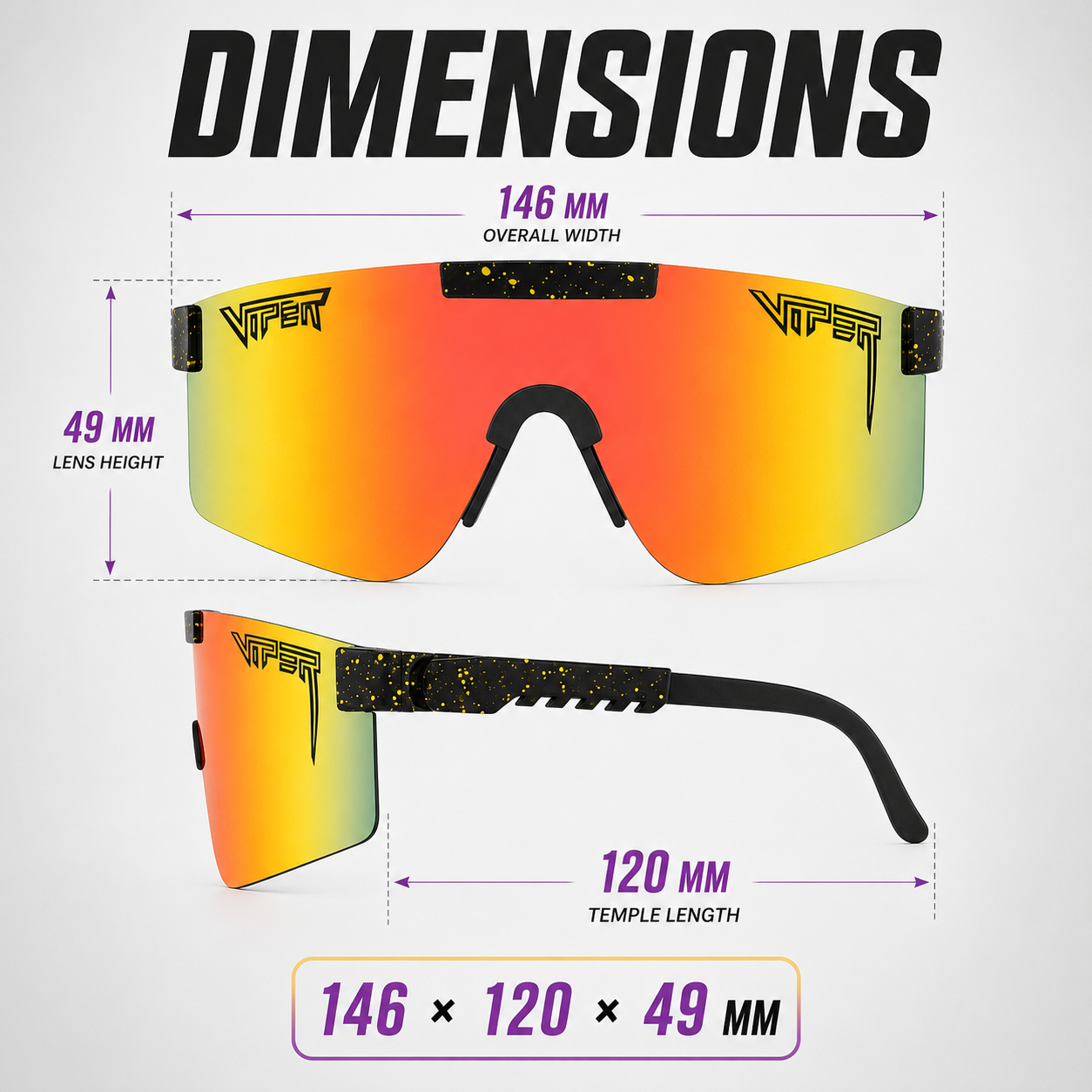 Nordspur | Vyndra Oversized Sport Shield Sunglasses