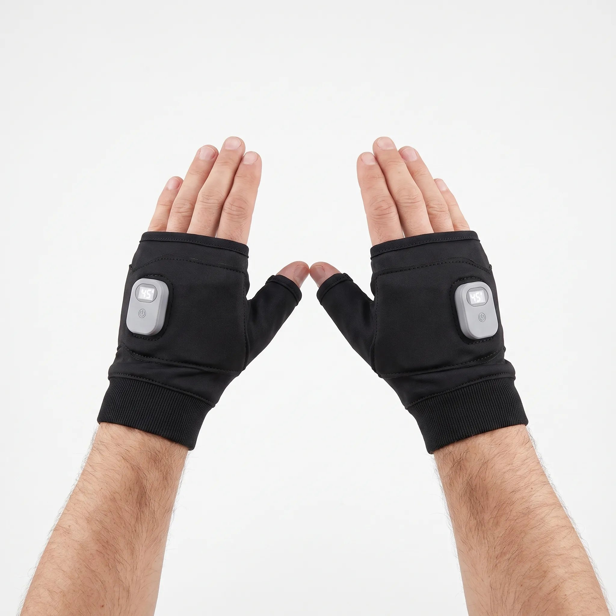 Nordspur | WarmGrip Fingerless Heated Cycling Gloves