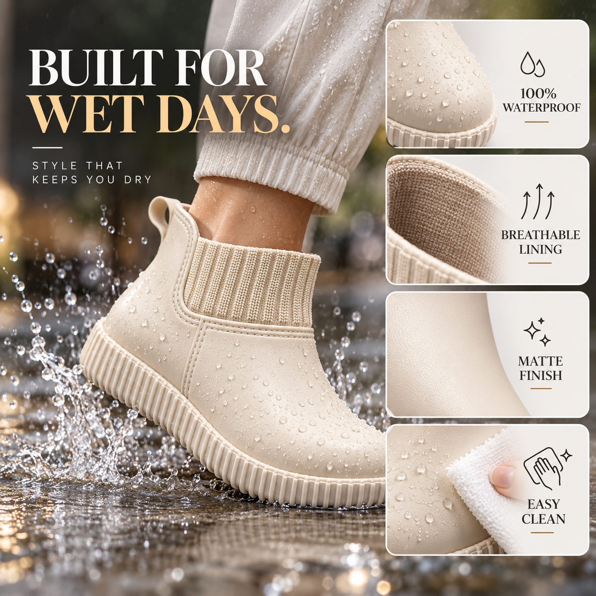 Nordspur | Waterproof Ankle Rain Boots