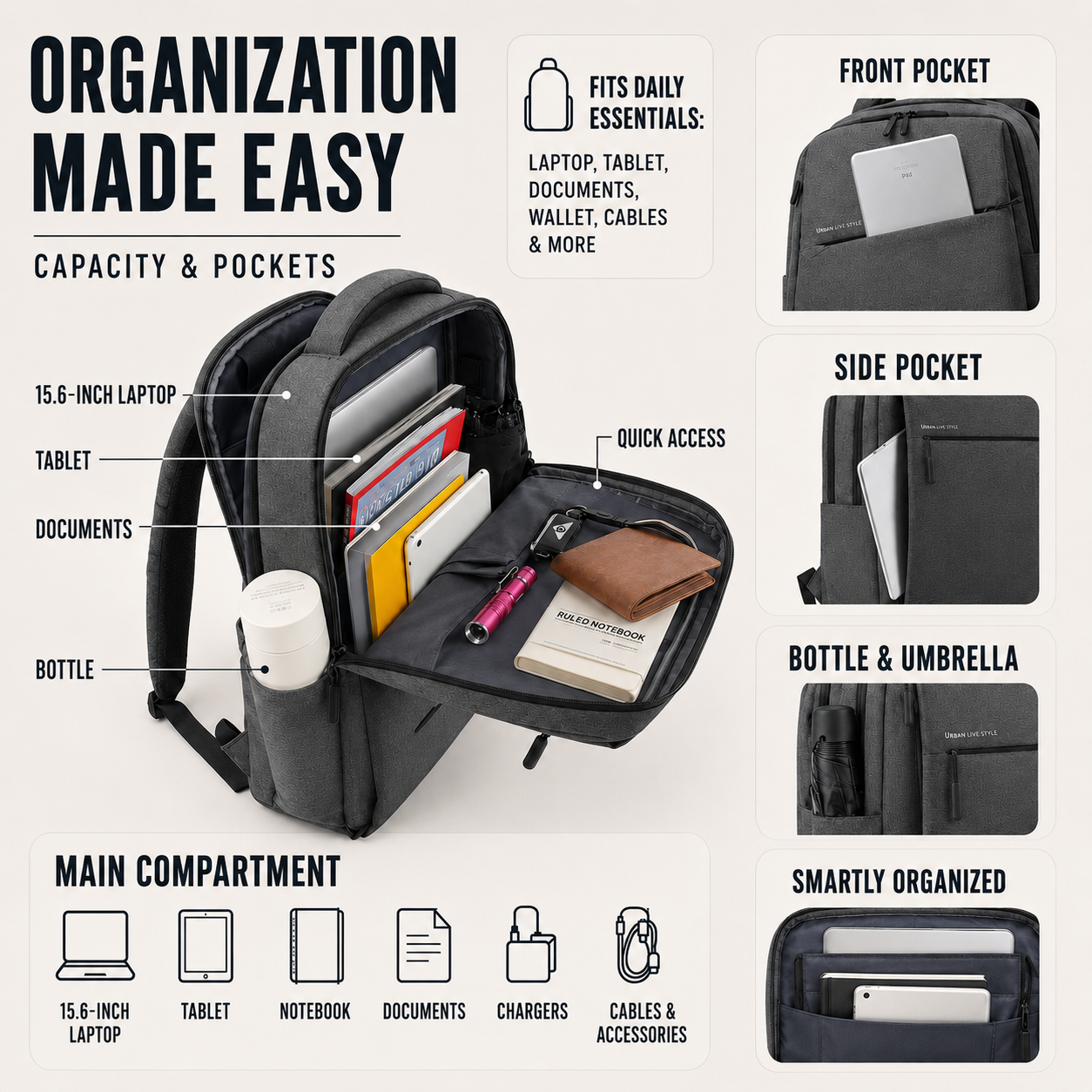 Nordspur | Waterproof Laptop Backpack