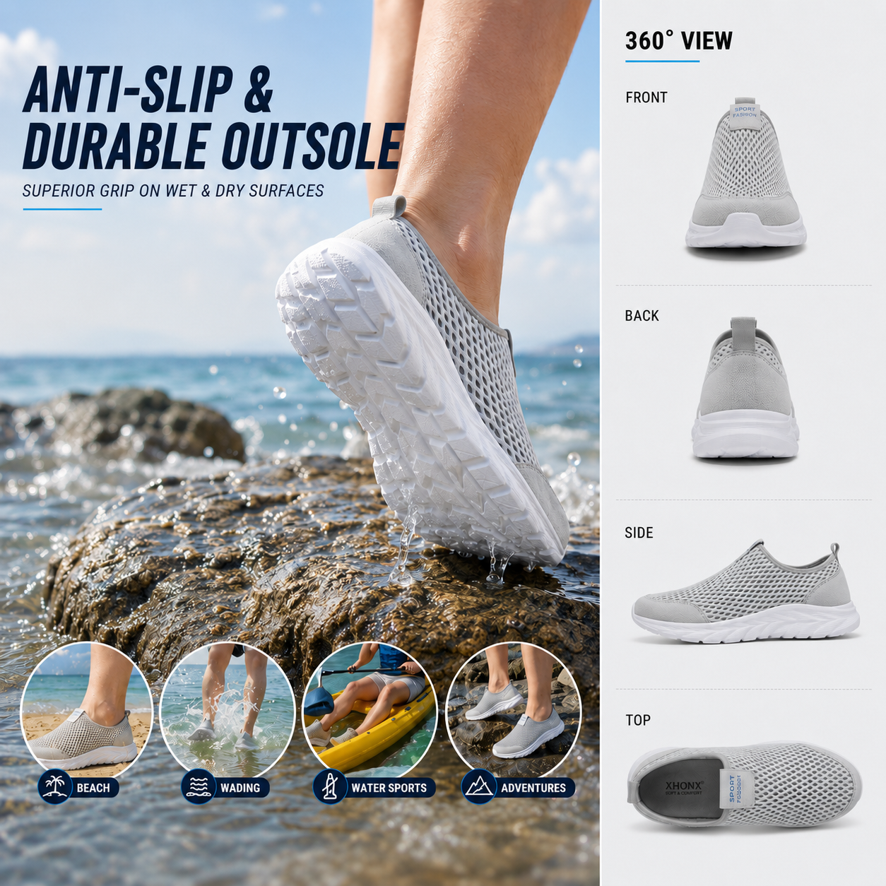 Nordspur | Waverun Lightweight Breathable Water Sports Shoe