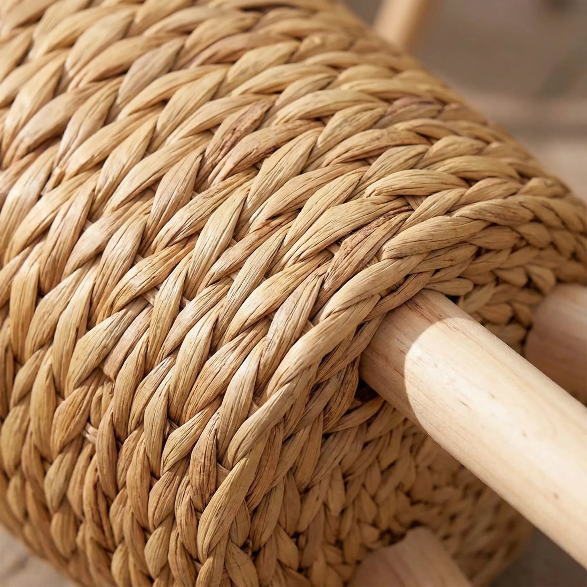 Nordspur | Weavehold Floor-Standing Woven Basket Planter Stand
