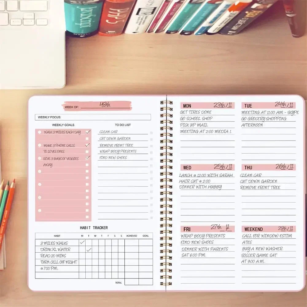 Nordspur | Weeklore Undated Spiral Weekly Planner