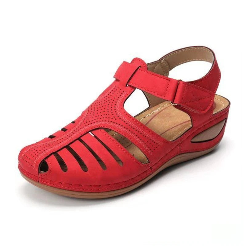 Nordspur | Welvara Closed-Toe Wedge Sandal For Women