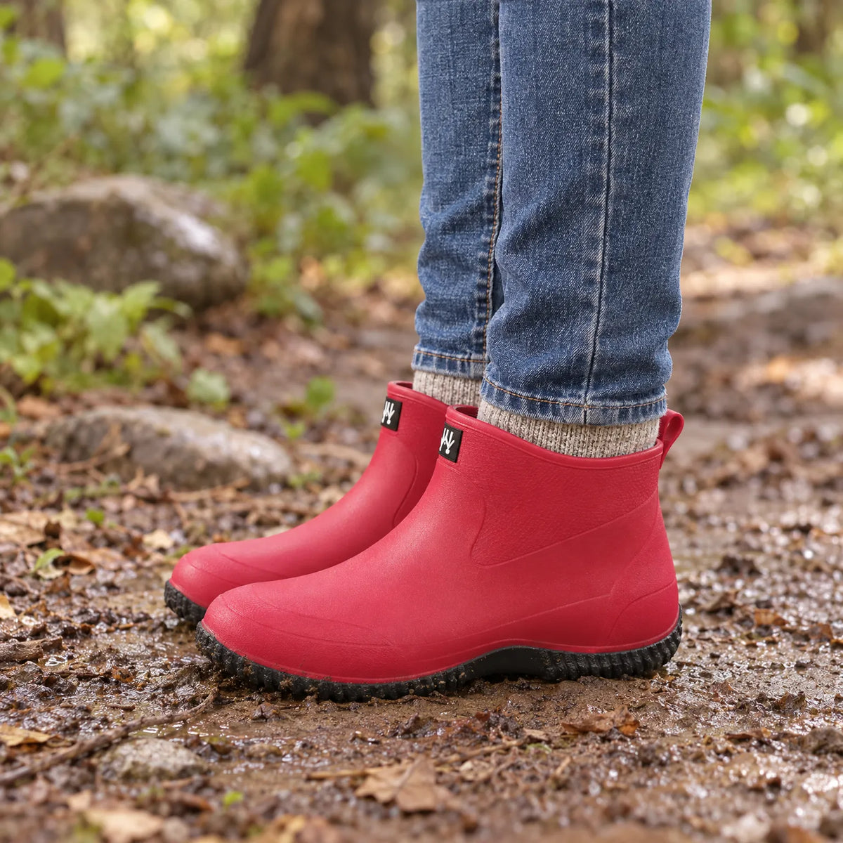 Nordspur | Wemble Flat Ankle Height Rain Wellies