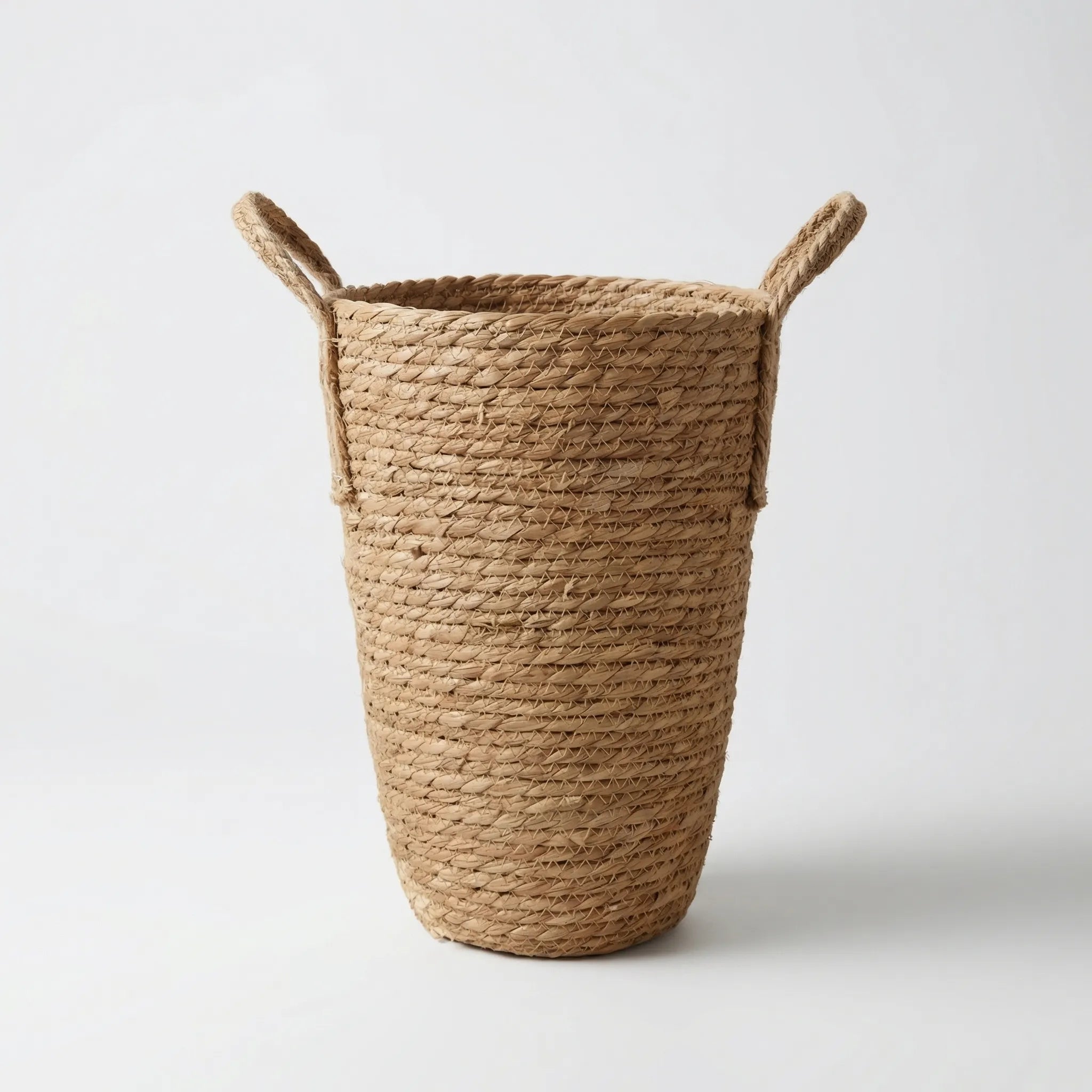 Nordspur | Wickholm Tall Woven Basket With Rope Handles