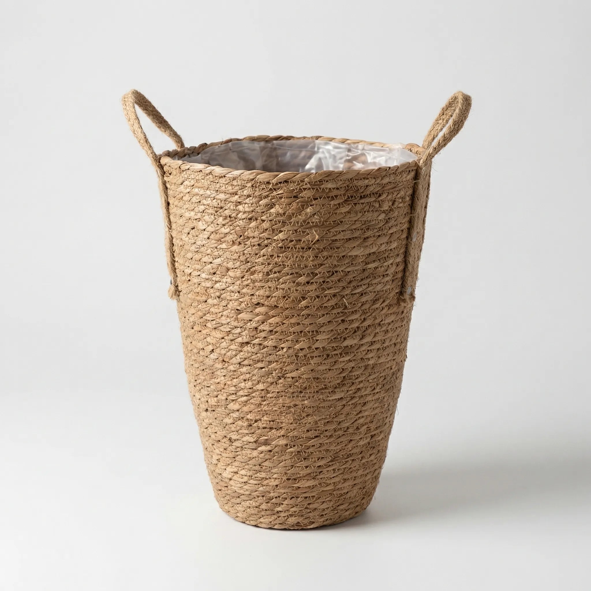 Nordspur | Wickholm Tall Woven Basket With Rope Handles