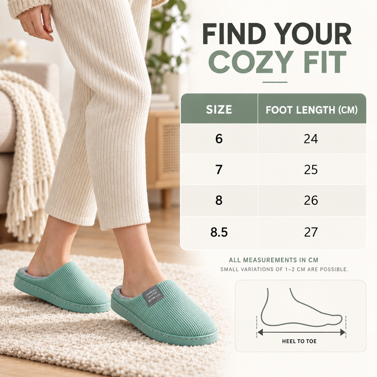 Nordspur | WinterMoss Cozy Slides