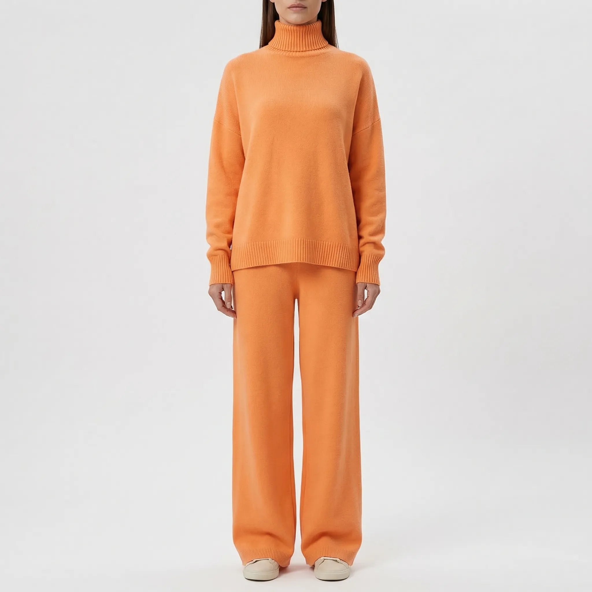 Nordspur | Wintriva Knitted Turtleneck And Straight-Leg Trouser Set