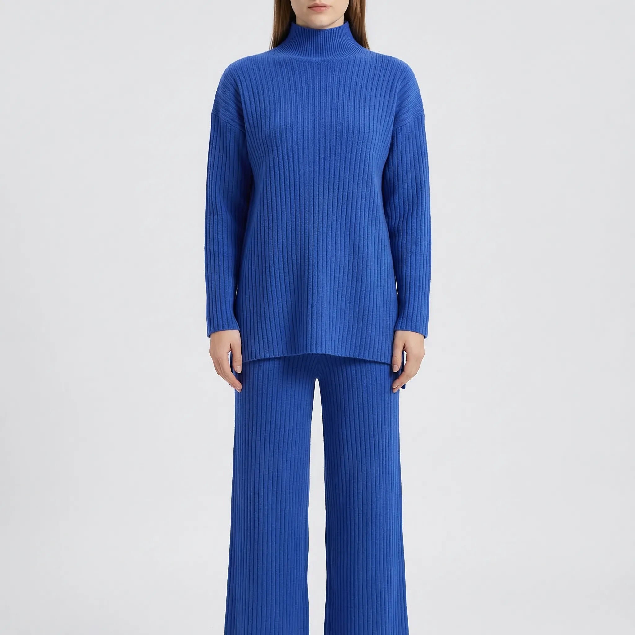 Nordspur | Wintriva Knitted Turtleneck And Straight-Leg Trouser Set
