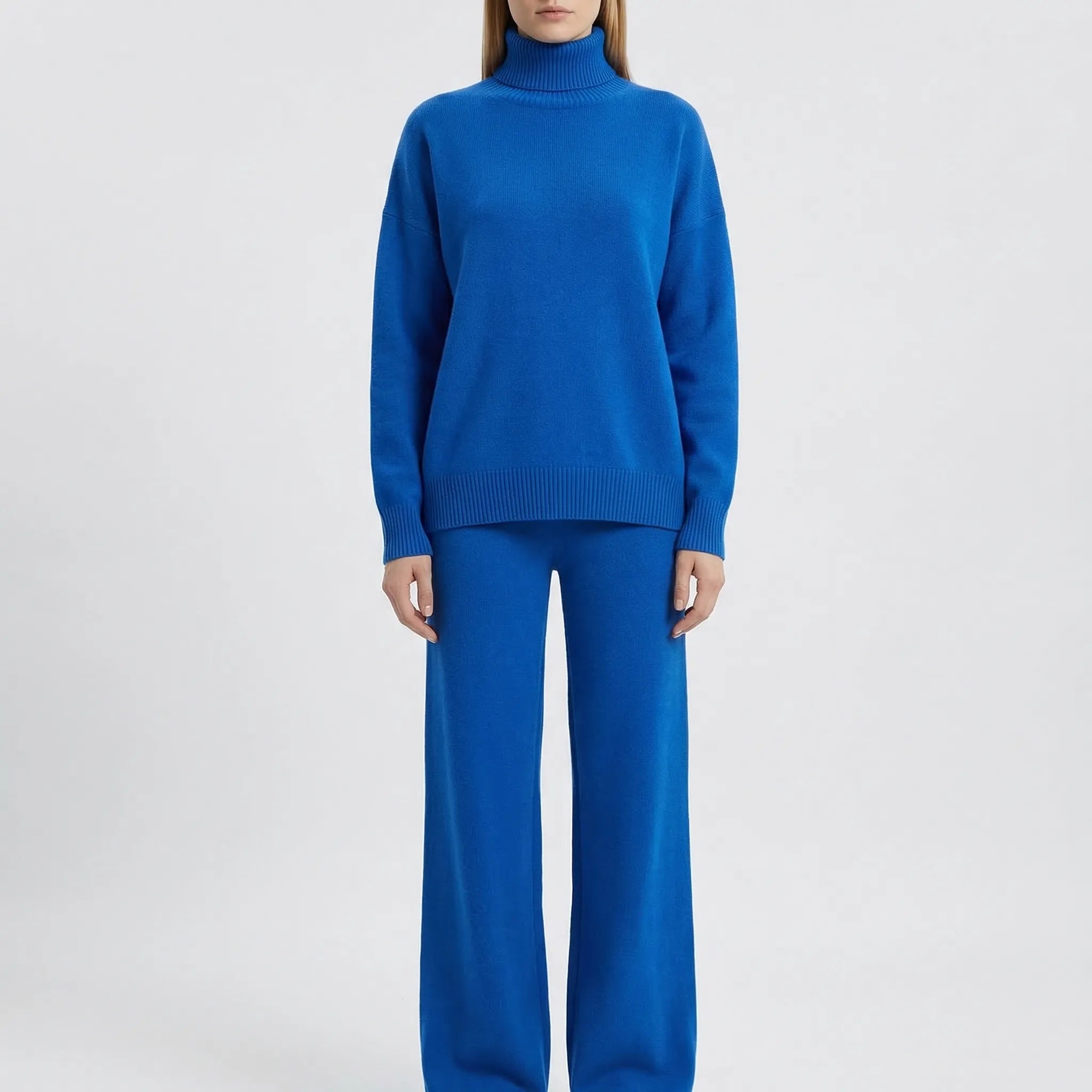 Nordspur | Wintriva Knitted Turtleneck And Straight-Leg Trouser Set