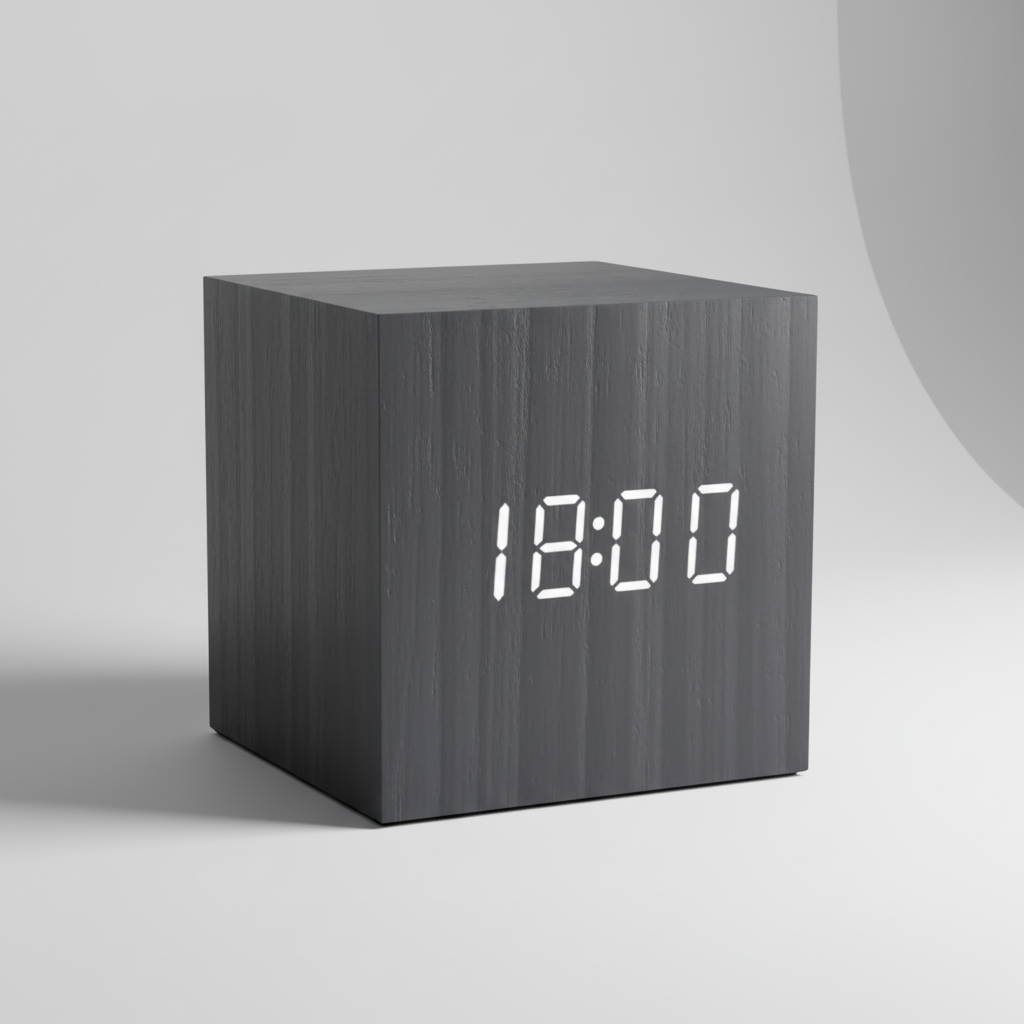 Nordspur | Woodverge Digital Wooden Tabletop Clock