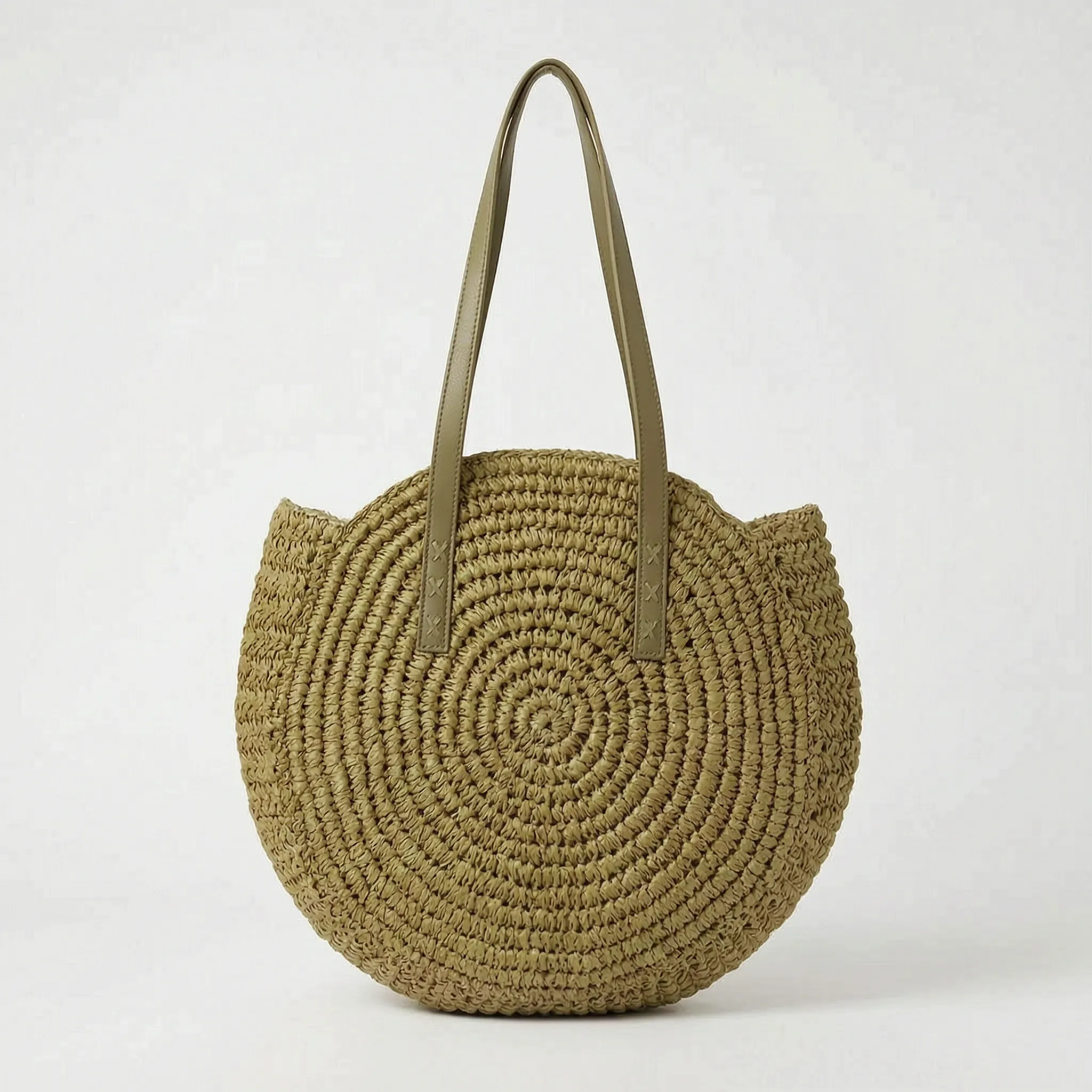 Nordspur | Wovea Round Woven Summer Tote Bag