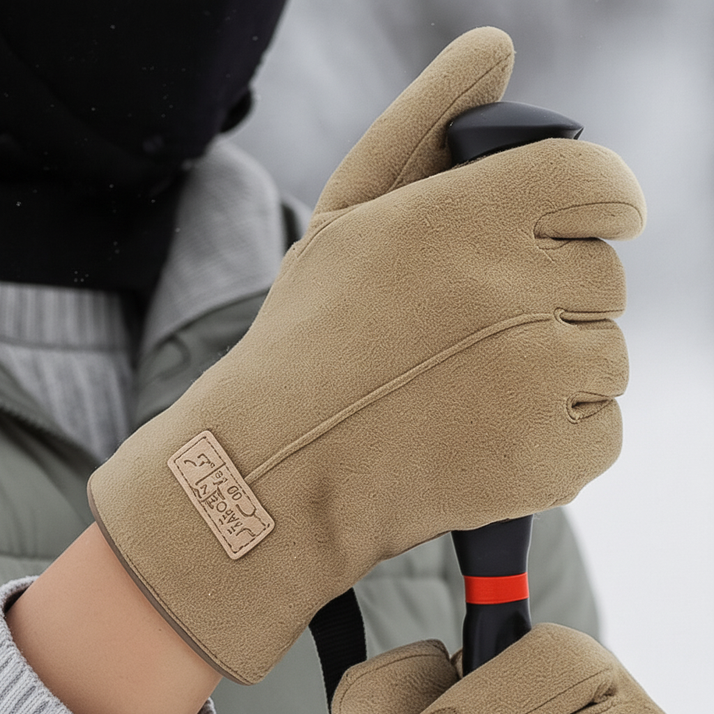 Nordspur | Wrist Length Suede Look Gloves