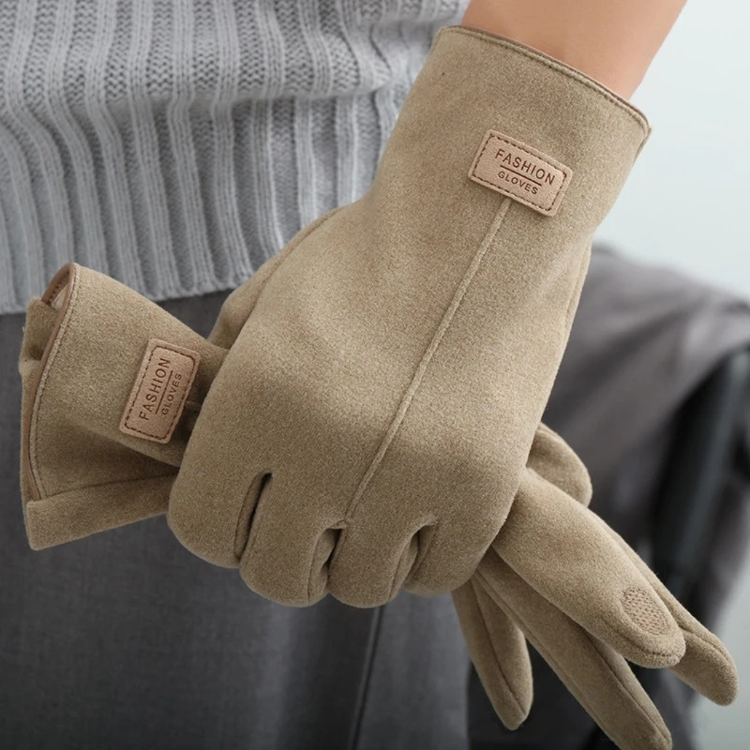Nordspur | Wrist Length Suede Look Gloves
