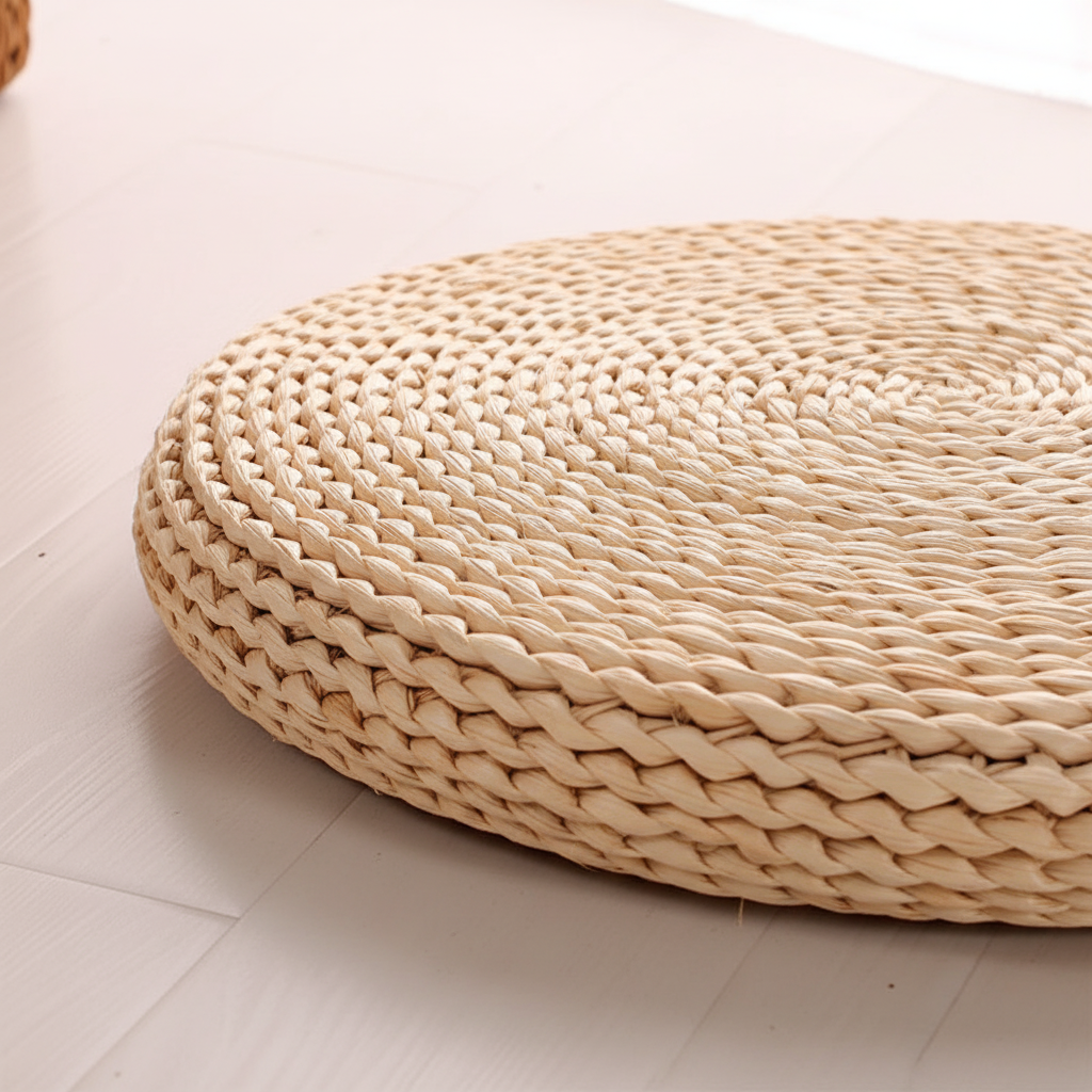 Nordspur | Zennara Round Braided Floor Cushion