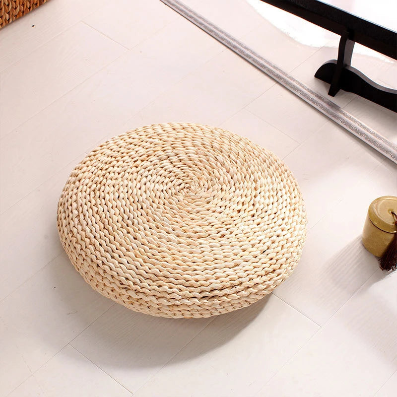 Nordspur | Zennara Round Braided Floor Cushion