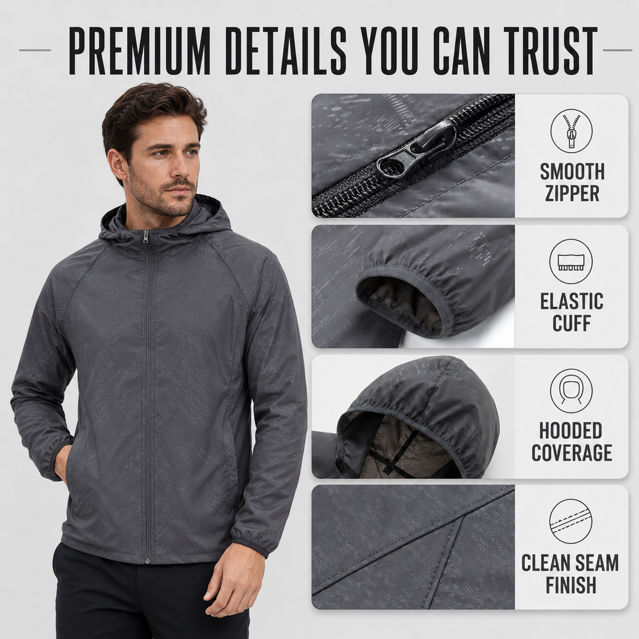 Nordspur | Zephyria Lightweight Hooded Windbreaker