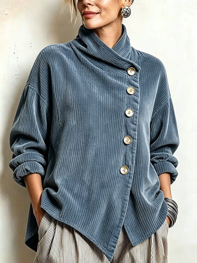 Colette Ribbed Corduroy Sweater