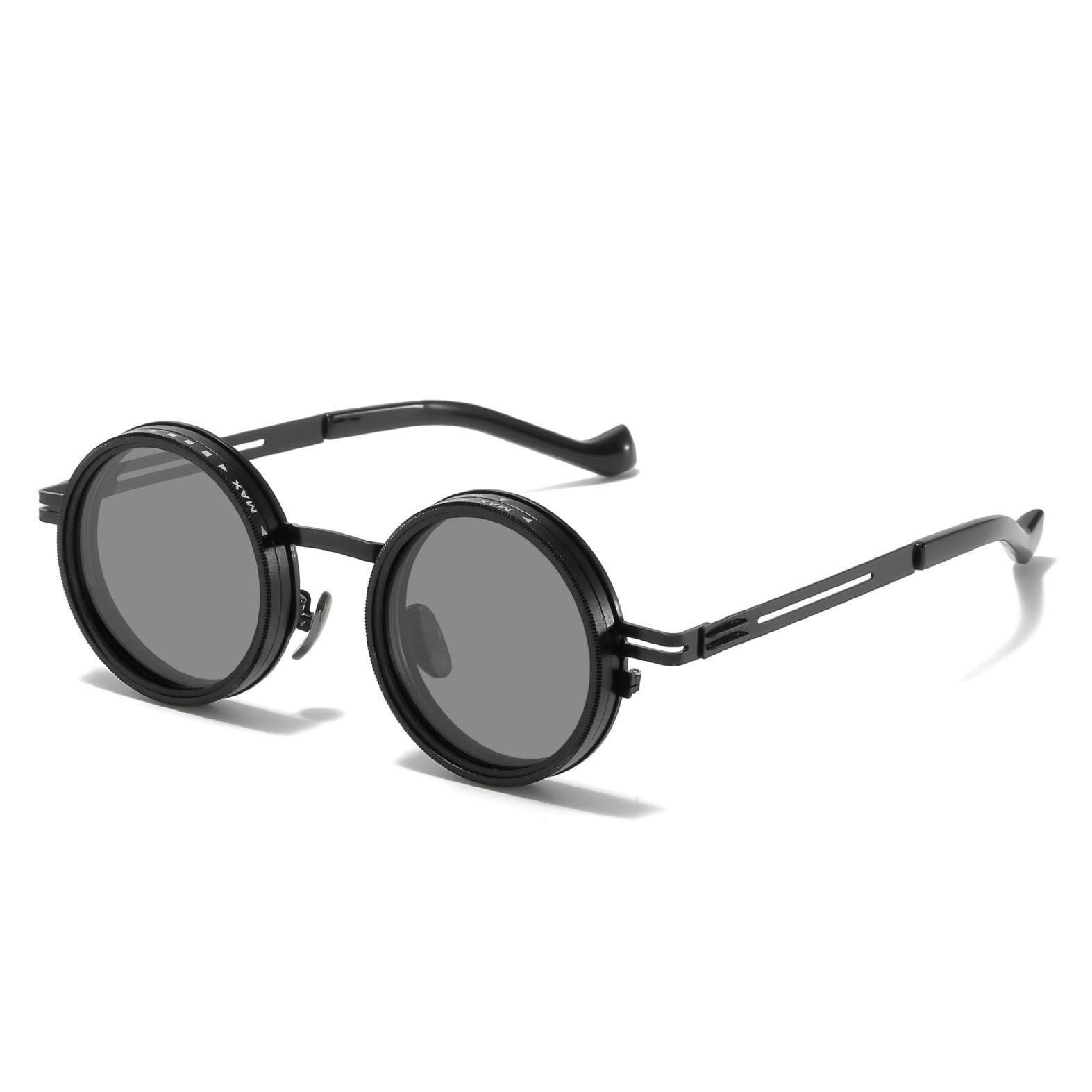 Nordspur | Vortexyn Round Punk Steampunk Dimming Sunglasses