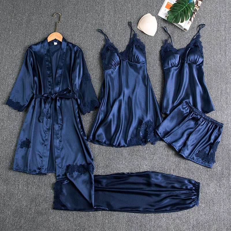 Elegant Five-Piece Pyjama Set