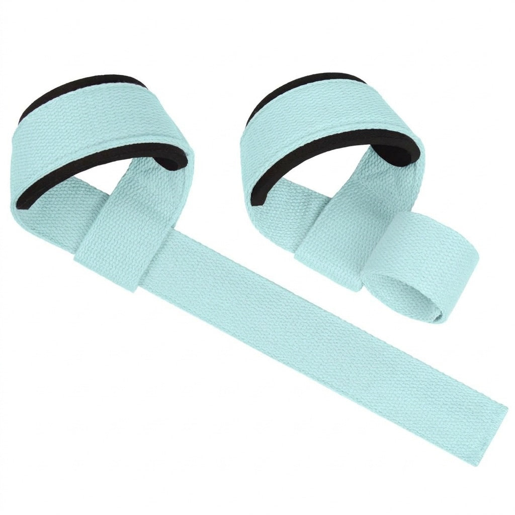 Self-Curling Lifting Straps β Padded Wrist Loops, 1 Pair