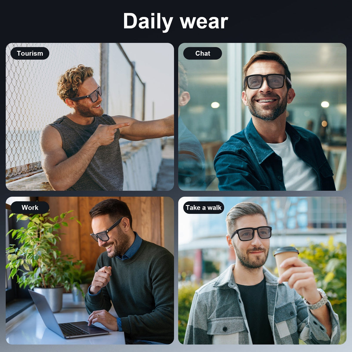 Smart AI Bluetooth Glasses