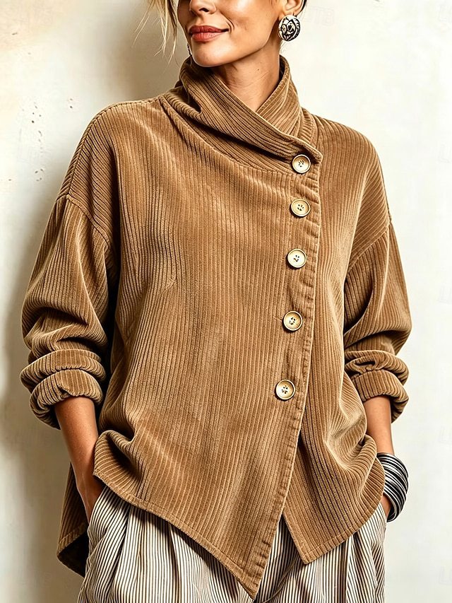 Colette Ribbed Corduroy Sweater
