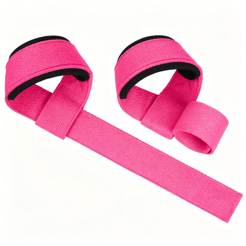 Self-Curling Lifting Straps β Padded Wrist Loops, 1 Pair