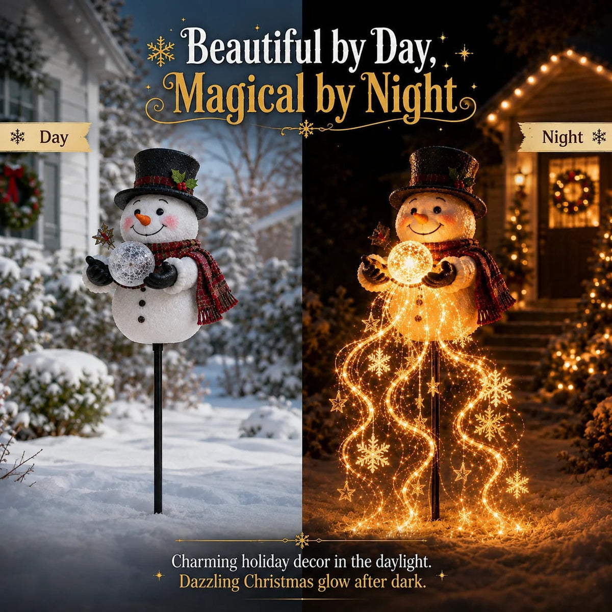 Flowing LED Christmas Garden Light