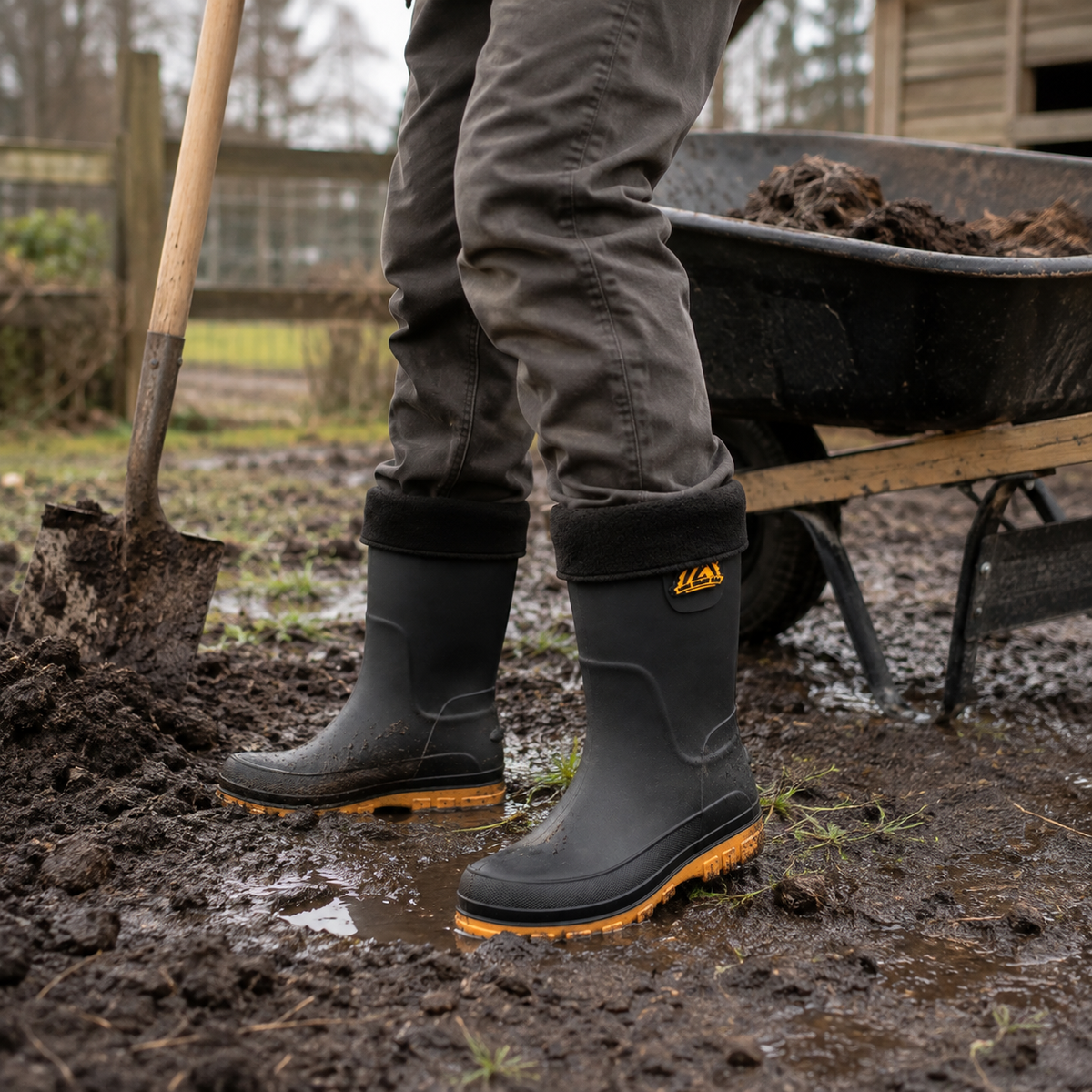 Pawvik | Slip-On Insulated Rainboots for Quick Dog Walks