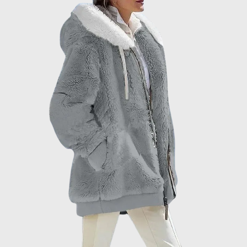 Elegant Multicolor Warm Puffer Jacket
