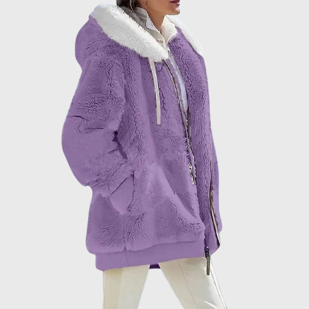 Elegant Multicolor Warm Puffer Jacket