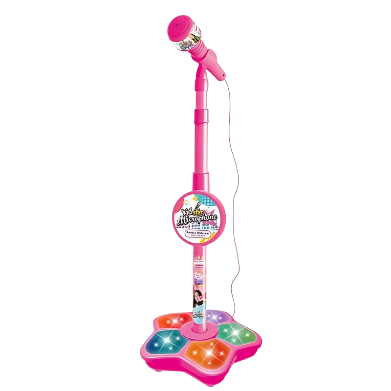 Glowing Footlights Karaoke Microphone