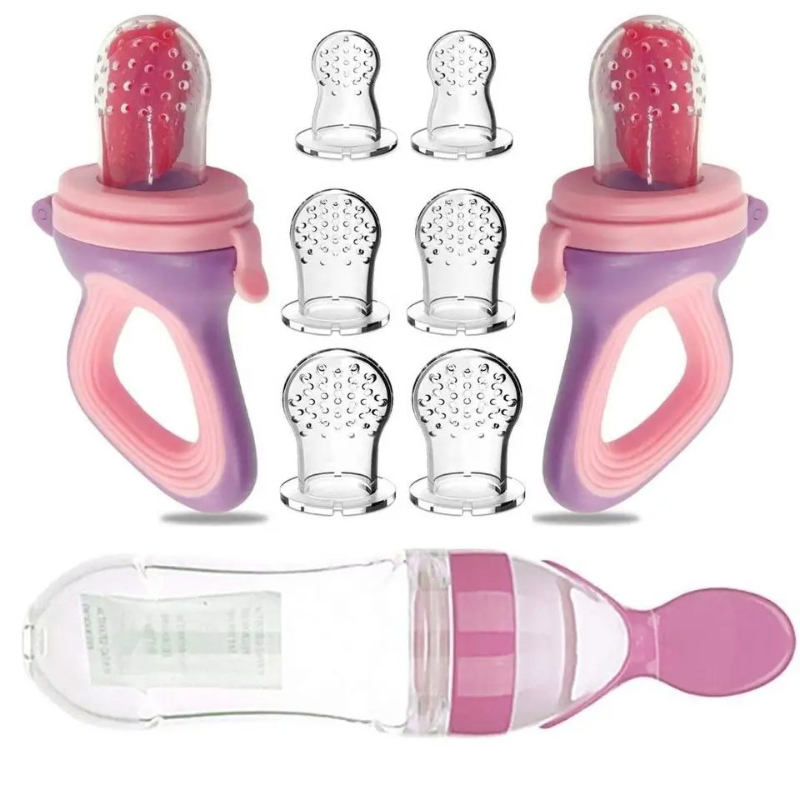 Easy-Grip Baby Feeders for Fresh Fruits and Teething Relief