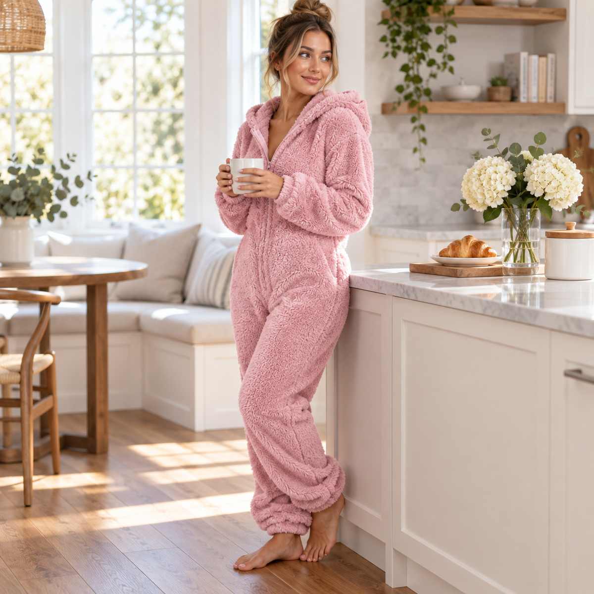 Nordspur | CozyLuxe Onesie Women's Fleece Jumpsuit with Zip