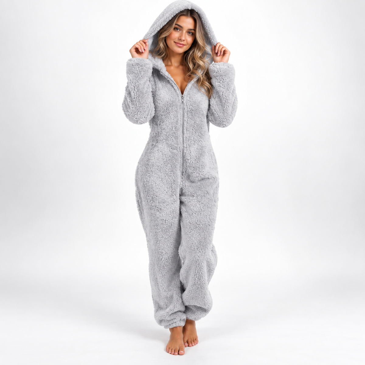 Nordspur | CozyLuxe Onesie Women's Fleece Jumpsuit with Zip
