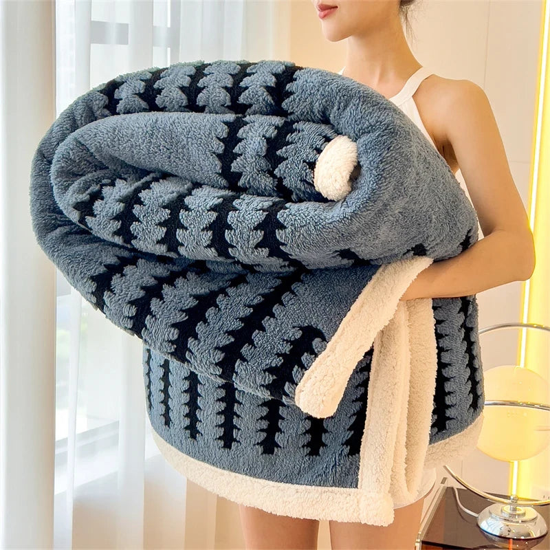 Aspen Plush Throw Blanket