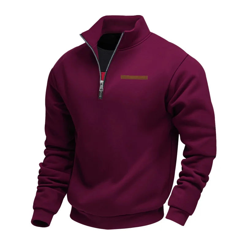Casual Men's Fleece Sweatshirt