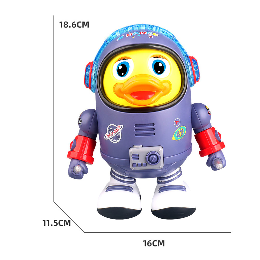 Dancing Duck Astronaut Toy with Light and Music
