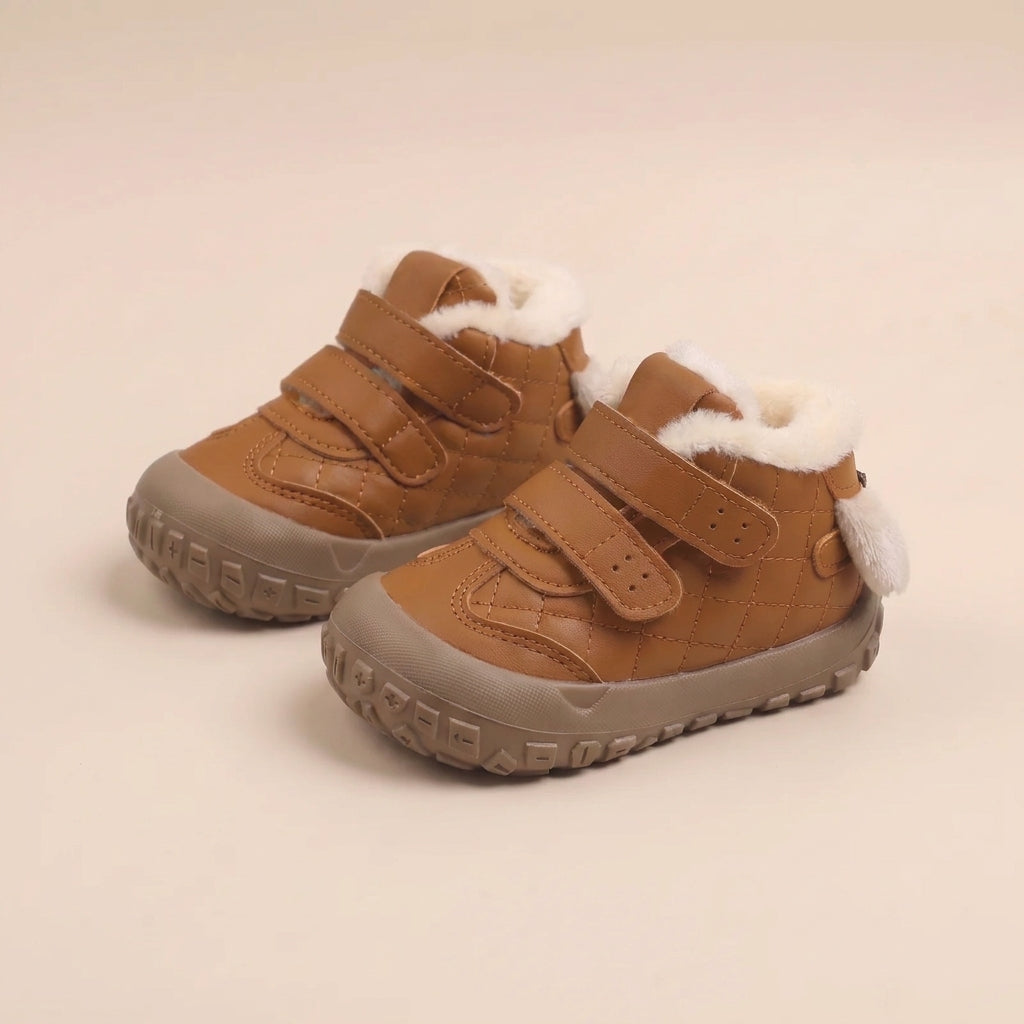 Fleece Winter Boots | Warm Fleece Shoes for First Steps
