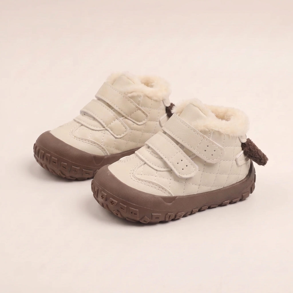 Fleece Winter Boots | Warm Fleece Shoes for First Steps