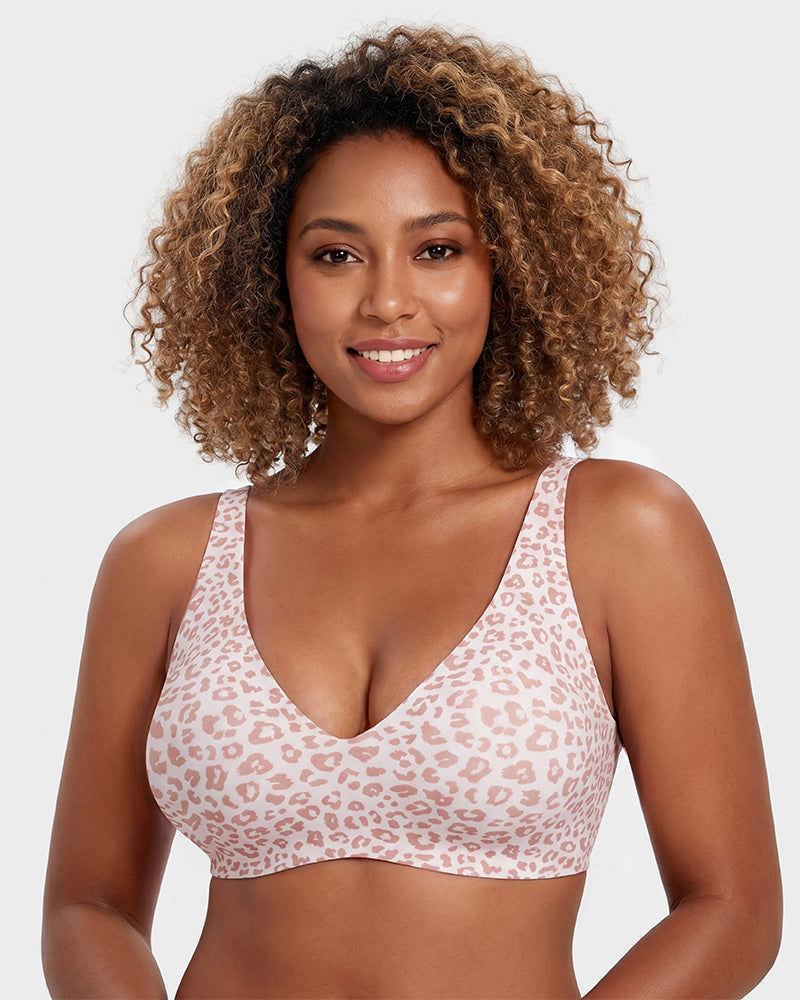Low-Cut Wire-Free Push-Up Bra